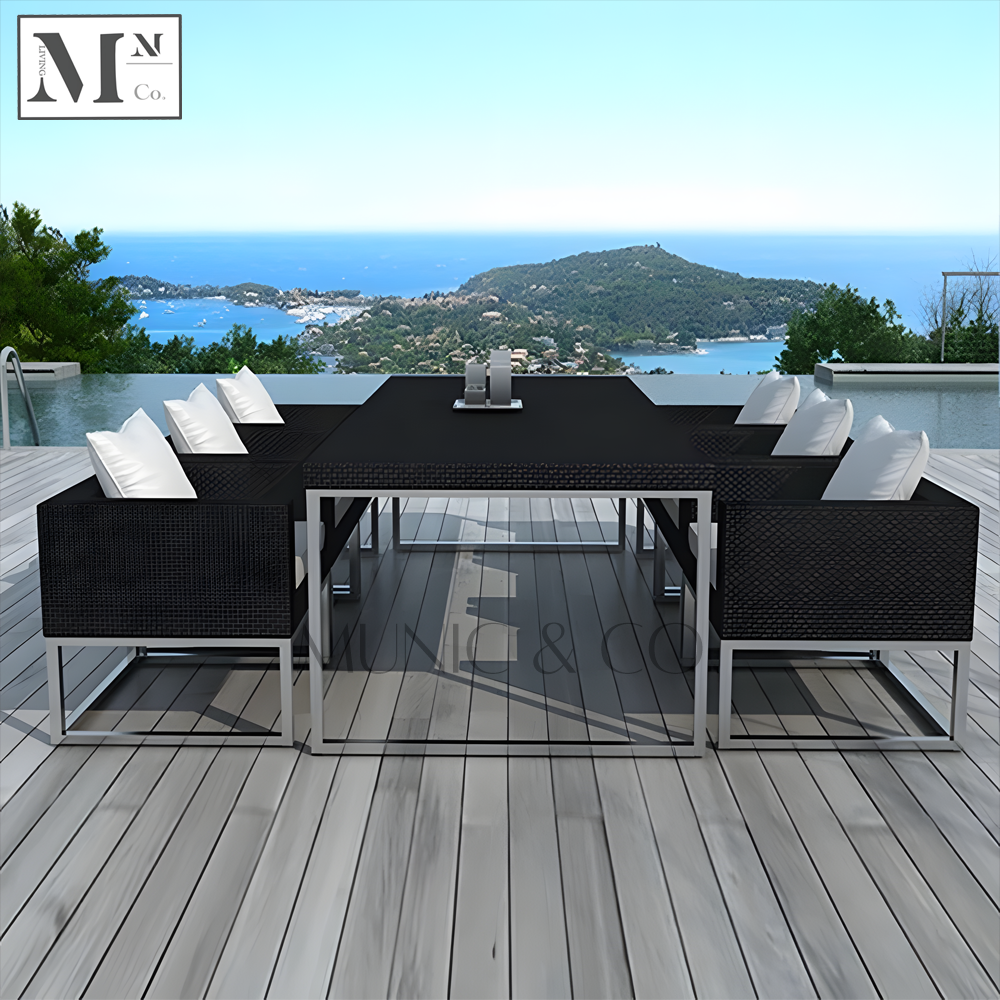 LUCERNE Dining Set. PE Rattan Outdoor Dining Set