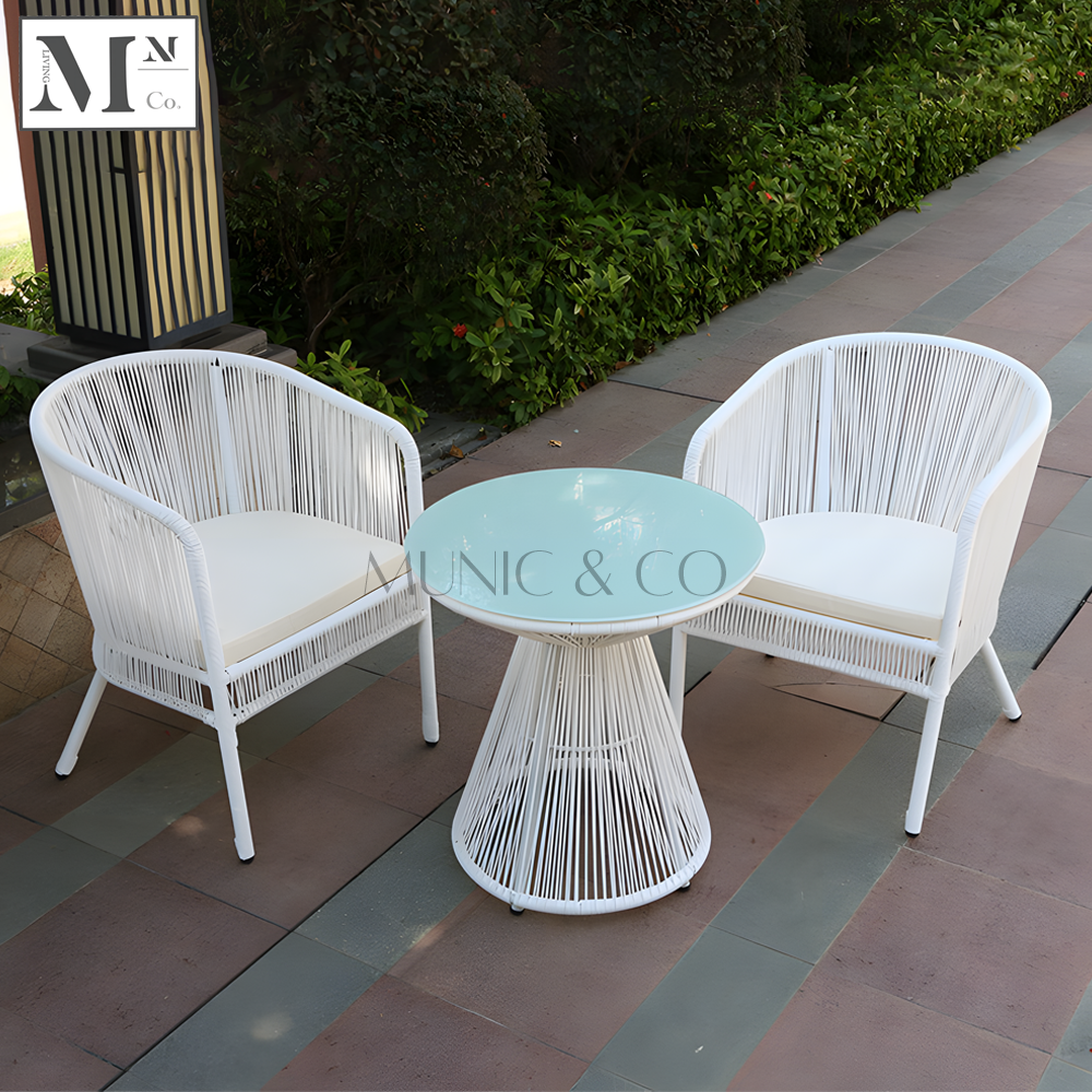 Petite Compact Outdoor Chair and Table Set