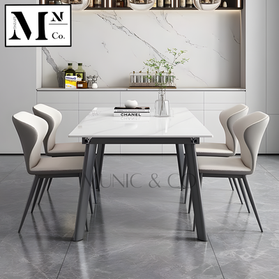 CHEZZ Modern Sintered Stone Extendable Dining Table