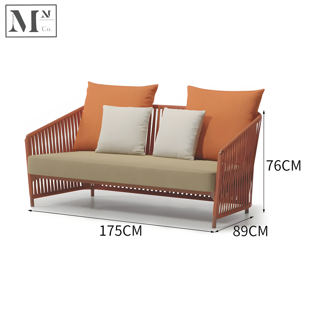 AURORA Outdoor Sofa in Rope Weave