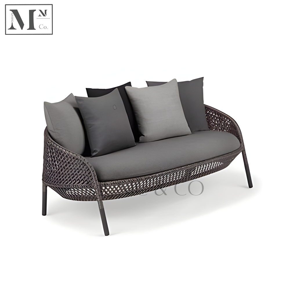 TRINA Outdoor Sofa in Rattan Weave