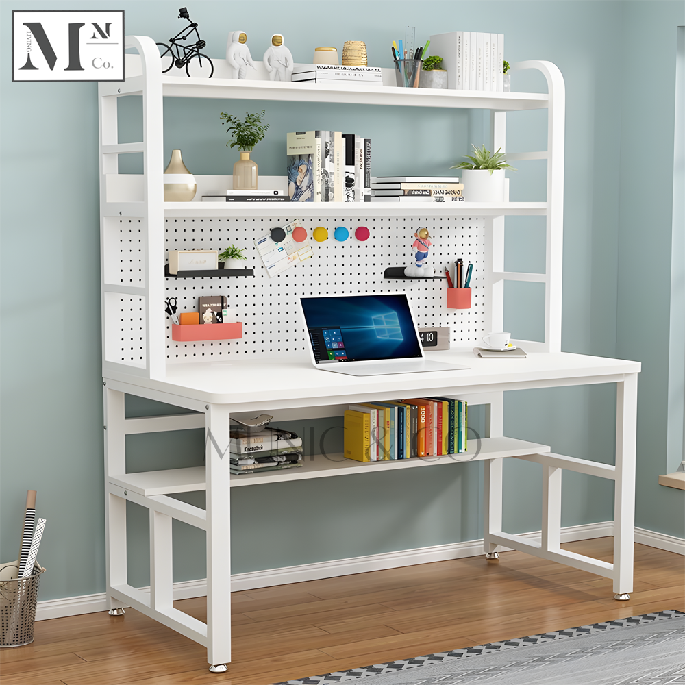 EMBER Contemporary Study Table With Shelf