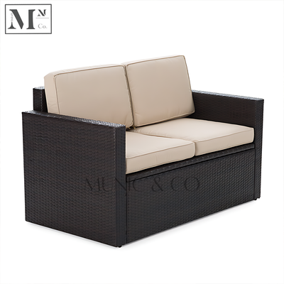 HOGAN Outdoor Storage Sofa in PE Rattan