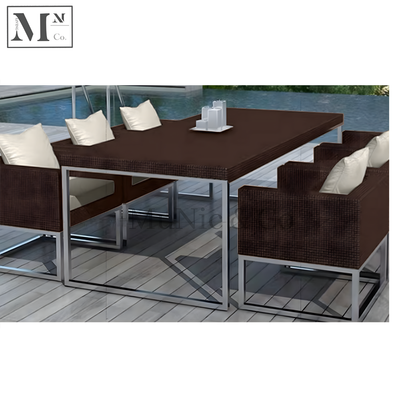 LUCERNE Dining Set. PE Rattan Outdoor Dining Set