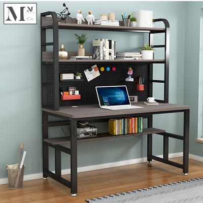 EMBER Contemporary Study Table With Shelf