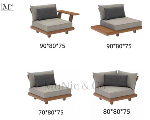 LILYDALE Indoor and Outdoor Wooden Sofa Customisable Sofa
