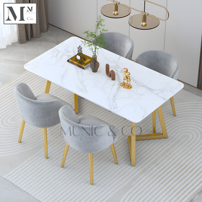 MARQ Contemporary Sintered Stone Dining Table and Chairs