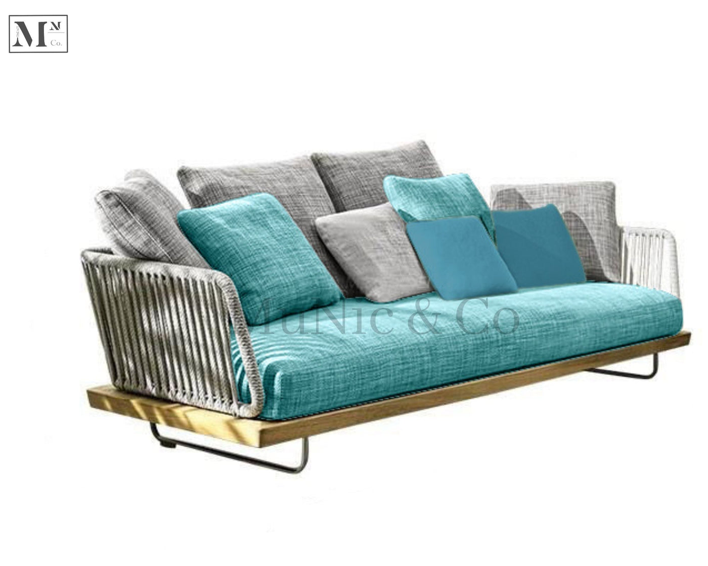 MEYER Indoor Sofa in Rope Weave