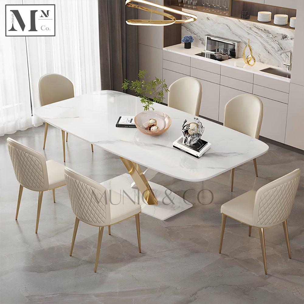 MIRA Contemporary Sintered Stone Dining Table