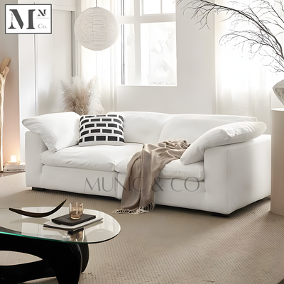 DIVANO Scandinavian Linen Fabric Sofa