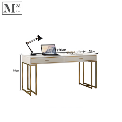 GENEVA Contemporary Marble Study Table