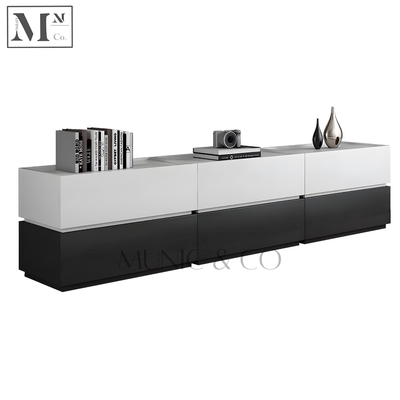 MYLA Contemporary Luxe TV Console and Coffee Table