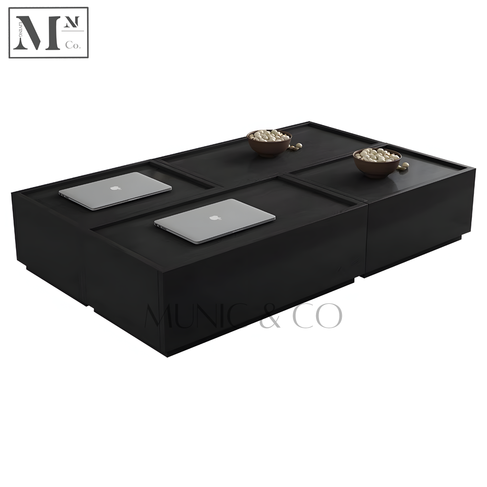 MYLA Contemporary Luxe TV Console and Coffee Table