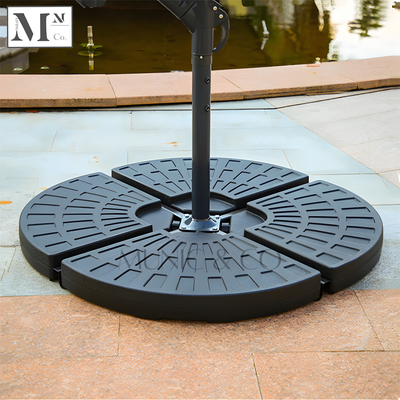 RIVERE Reinforced Outdoor Parasol with 160kg Round Water-base