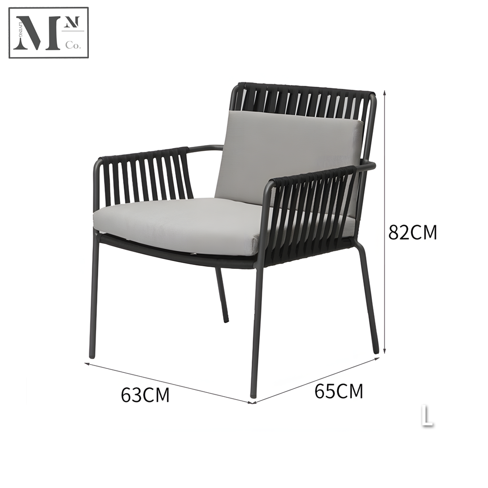 JUNIPER Outdoor Dining Chairs in Rope Weave
