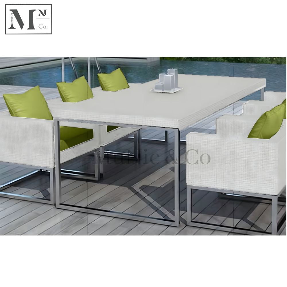 LUCERNE Dining Set. PE Rattan Outdoor Dining Set