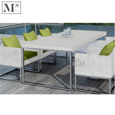 LUCERNE Dining Set. PE Rattan Outdoor Dining Set