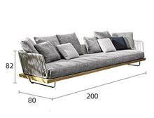 Load image into Gallery viewer, MEYER Indoor Sofa in Rope Weave
