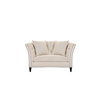 YANNIK Victorian Faux Leather Sofa. Customisable