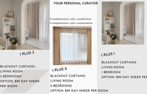 special curtains package