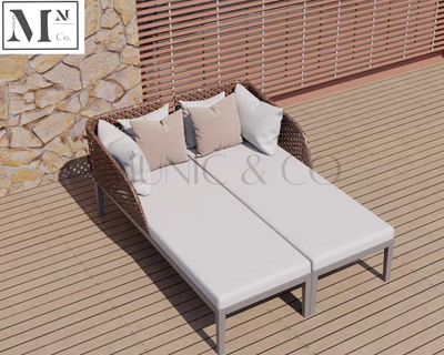 ELLEZ Outdoor Lounge Sofa in PE Rattan Weave
