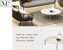 Load image into Gallery viewer, GREGORY Marble Coffee Table.  Outdoor Coffee Table
