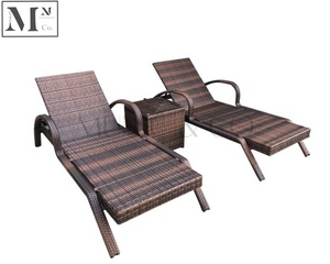 HOMZ Outdoor Lounge Sofa in PE Rattan Weave