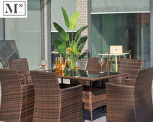 Load image into Gallery viewer, horme outdoor dining chair in rattan weave
