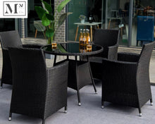 Load image into Gallery viewer, horme outdoor dining chair in rattan weave

