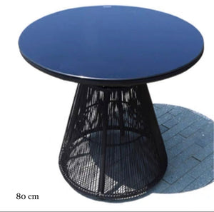 ricardo outdoor dining table woven in pe rattan