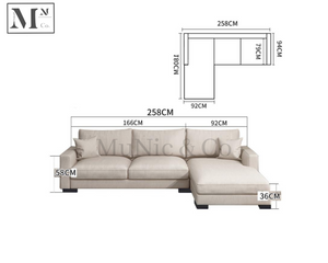 ivenko indoor sofa beige / 2 seater+ left arm lounge
