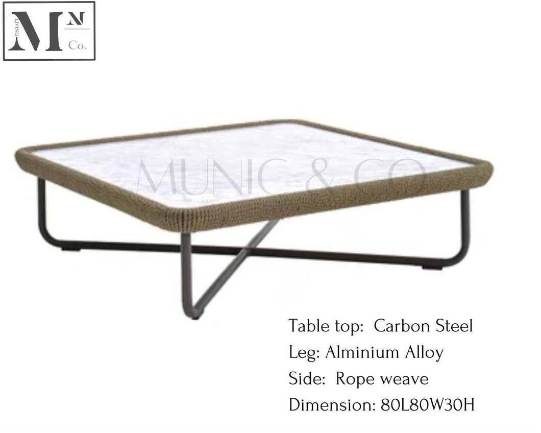 MEGAN Small Coffee Table.  Outdoor Side Table.  Indoor Side Table