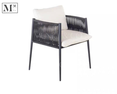 mexa chair. outdoor dining chair. indoor dining chair