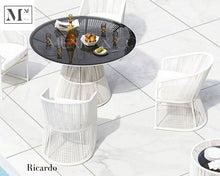 Load image into Gallery viewer, ricardo outdoor dining table woven in pe rattan
