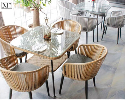 natura dining chair woven in pe rattan