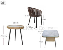 Load image into Gallery viewer, natura dining chair woven in pe rattan

