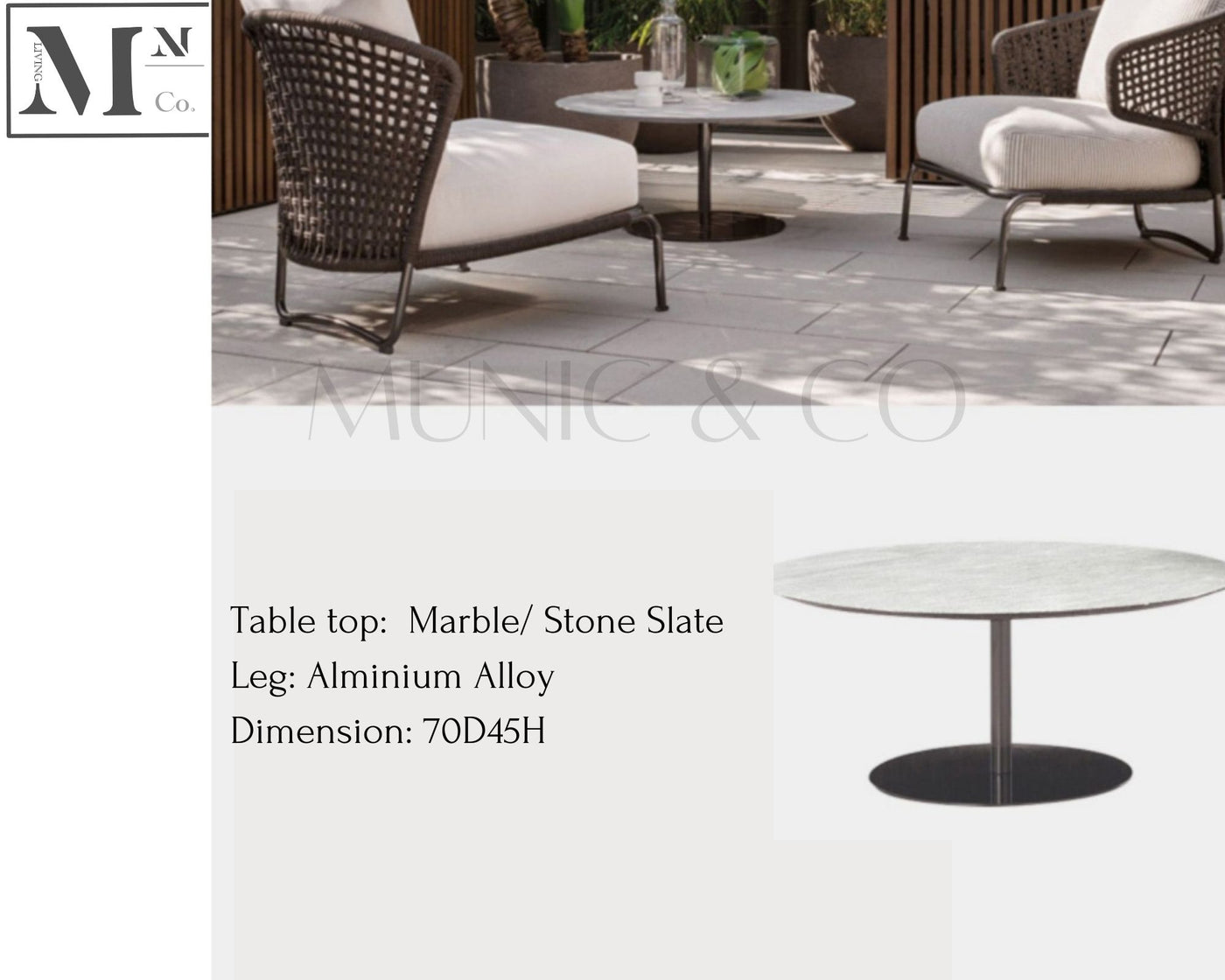 STANZ Marble Coffee Table
