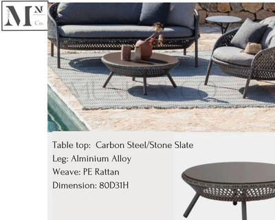 TRINA Coffee Table in PE Rattan Weave