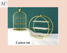 Load image into Gallery viewer, high tea display set.  deliver in 12 days. cakes and pastry display
