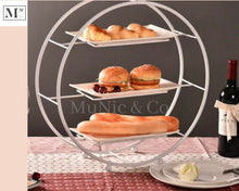 Load image into Gallery viewer, high tea display set.  deliver in 12 days. cakes and pastry display
