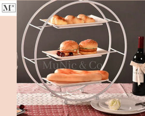 high tea display set.  deliver in 12 days. cakes and pastry display