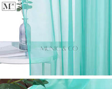 Load image into Gallery viewer, thec heavy duty sheer waterproof curtains. diy made-to-measure outdoor curtains in 14 days.
