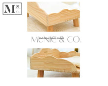 Load image into Gallery viewer, pawspals nonopets natural wooden bed for dogs and cats.  pets wooden bed
