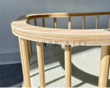 Load image into Gallery viewer, pawspals nonopets natural wooden bed for dogs and cats.  pets wooden bed
