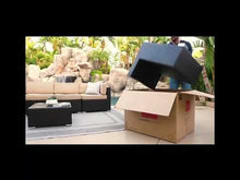 Load and play video in Gallery viewer, MELVIN Outdoor Sofa Modular Set
