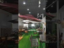Load and play video in Gallery viewer, TITAN Reinforced Outdoor 3m - 4m Parasol with 300kg Base and Press Fit Handle
