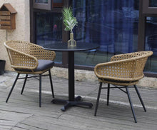 Load image into Gallery viewer, CORAL Petite Table Chair Set. PE Rattan Outdoor Dining Set
