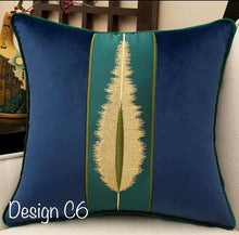 Load image into Gallery viewer, danzel designer and handcrafted cushions in set of 6. set of 4  ( whatsapp us your colour choice after placing order)

