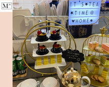 Load image into Gallery viewer, high tea 5-piece sets. deliver in 12 days. cakes and pastry display
