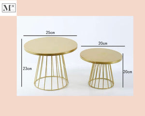 high tea 5-piece sets. deliver in 12 days. cakes and pastry display